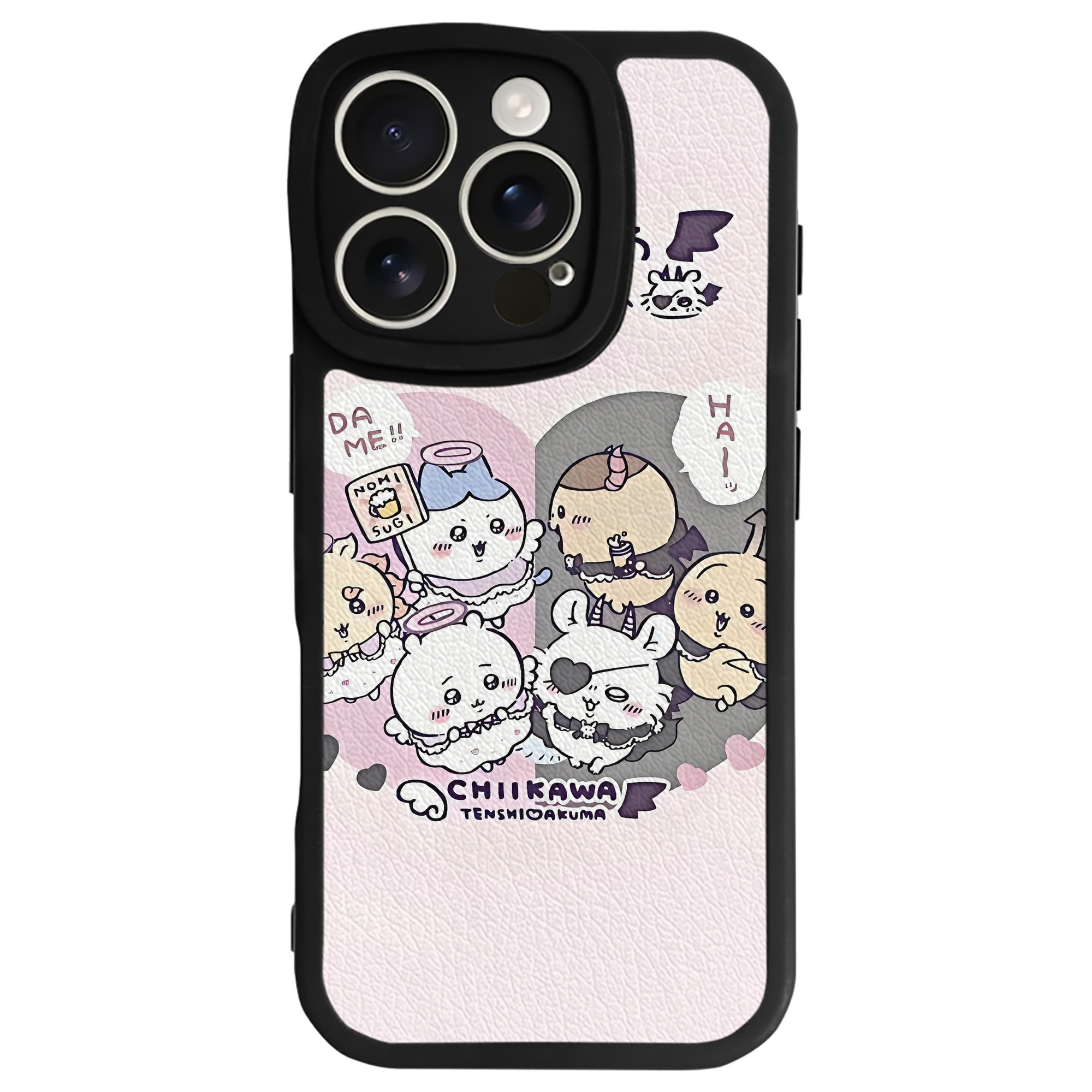 （画像用） ちいかわ Chii-kawa 【iPhone 16シリーズ対応】シリコンスマホケース（レザー調） 材質：シリコン